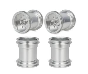 Accessoire Voiture RC pour Tamiya CW-01 Châssis pour Lunch Box Déjeuner Citrouille Minuit pour Unimog 406 1/12 RC Pièces Mise Niveau Voiture CNC Moyeu Jante Roue Avant Arrière