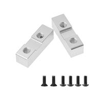 Accessoire Voiture RC pour Tamiya Frog pour Lunch Box pour Monster Beetle pour Hotshot NovaFox CW-01 CW01 DF02 pour Hornet Pièces Mise À Niveau Montage Servo Métal(Silver)