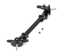 Accessoire Voiture RC pour Tamiya pour Scania 770S R620 pour Actros pour Volvo pour Man 1/14 Métal Non-Direction Assistée Essieu Avant RC Bricolage Pièces Modifiées(Black)