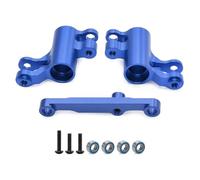 Accessoire Voiture RC pour Traxxas pour Mini pour Maxx pour XRT 10743 Biellettes Direction Alliage D'aluminium Monster Truck RC Pièces Mise À Niveau(Blue)