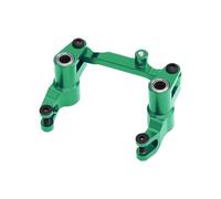 Accessoire Voiture RC pour Traxxas pour Mini pour Maxx pour XRT-108076-1 1/10 Pièces Rechange pour Voiture RC Ensemble Direction Avant À Biellette Alliage(Green)