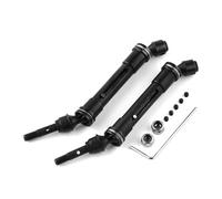 Accessoire Voiture RC pour Traxxas pour Slash 4X4 pour Rustler pour VXL pour Stampede 1/10 CVD Arbre À Cardan en Métal Modèle D'entraînement Voiture Assemblage Robuste RC(Black,Front)