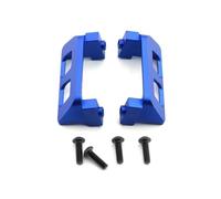 Accessoire Voiture RC Pour Traxxas Pour Slash Pour E-Revo Pour Summit 1/16 2 Pièces De Protection De Servo De Direction En Métal 7037 RC Car Upgrade Parts Accessoires Modifiés(Blue)