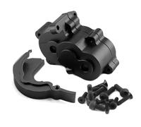 Accessoire Voiture RC pour Traxxas pour Slash pour E-Revo pour Summit 7091 7379R 1/16 Carter Boîte Vitesses Métal Couvercle Dengrenages Pièces Accessoires Mise À Niveau Voitures RC(Black)