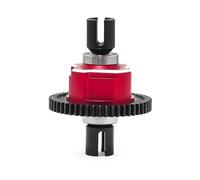 Accessoire Voiture RC pour Traxxas pour Sledge 9585 52T 1/8 Différentiel Central Métal Pièces Mise À Niveau Voiture RC Accessoires Pièces Rechange Décoratives Modèles Jouets(Red)