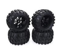 Accessoire Voiture RC pour Traxxas pour Tamiya pour Kyosho pour Hpi pour Hsp pour Savage pour Flux 1/10 Voiture Rc 4 Pièces 125mm Pneu Camion Monstre Roue Hexagonale 12mm