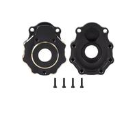 Accessoire Voiture RC pour TRX4 pour TRX6 Mise À Niveau De L'essieu du Châssis 1/10 pour TRX-4 Boîtier D'essieu De Portail Poids en Laiton avec Disque De Frein Et Jeu D'étrier Chenille RC(Black)