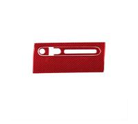 Accessoire Voiture Tuning Pour Benz Pour Smart Pour Fortwo 451 2011 2012 2013 2014 2015 LHD Copilote Boîte à gants Panneau de commutation Garniture Autocollant(C Red)