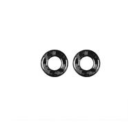 Accessoire Voiture Tuning Pour Dodge Pour Challenger 2008-2014 Autocollant Couvercle Boulon Levage Porte De Voiture Autocollant D'anneau De Goupille De Porte 2 Pièces(Noir)