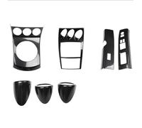 Accessoire Voiture Tuning pour Nissan 350Z Z33 at RHD Console Centrale Panneau D'engrenage Lève-vitre Ensemble Couvercles Garniture Intérieure Accessoires ABS Fibre Carbone Voiture Accessoires
