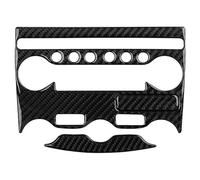 Accessoire Voiture Tuning Pour Nissan Pour 370Z 2009-2020 Voiture En Fiber Carbone Console Intérieure Climatisation Multimédia Ajuster Panneau Garniture Couverture Voiture Accessoires