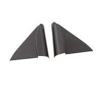 Accessoire Voiture Tuning pour Nissan pour Navara NP300 2016-21 Fibre Carbone Intérieur Voiture Pilier A Haut-Parleur Klaxon Couverture Garniture Cadre Autocollant Accessoires Voiture Accessoires