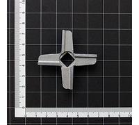 Accessoires 1 x couteau de hachoir à viande #8, lame de hachoir, pièces de rechange pour appareils de cuisine compatibles avec Moulinex HV8 HV9 HV10 Zelmer 886.8 Bosch MFW66020 Vitek