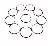 Accessoires 10 pièces/lot segment de Piston 35mm 38mm 40mm * 1.5mm adapté à Stihl FS120 FS200 FS250 FS 120 200 250 débroussailleuse pièce de coupe 4119 034 3005(FS200 38MM X1.5MM)