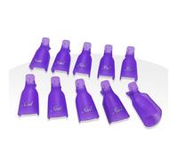 ACCESSOIRES - 10 Pinces de Dépose de Vernis UV ou Gel UV Soak off - - OCIBEL