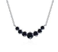 Accessoires 2.8 Collier Moisanite pour Femmes Coup Round D Color Lab Créé des Colliers de Pendentif Diamant Parfait pour Les fêtes de Usure Quotidienne Mariage