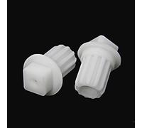 Accessoires 2 pièces hachoir à viande pignon vis manchon d'accouplement hachoir bague de sécurité pièces de rechange compatibles avec Philips HR2526 HR2726 Moulinex HV7