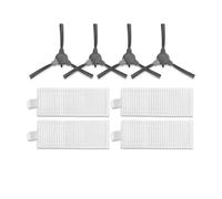 Accessoires 4 filtres Hepa et 4 brosses latérales, compatibles avec LIECTROUX V3S PRO, pièces d'aspirateur robot parties