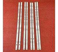 Accessoires 8 Pcs/Ensemble LED Bande de rétroéclairage for LG 49UH6500 49UH650V 49UH661V 49UH668V LC490DGG FJ M6 M5 6916L-2452A 2453A 6916L-2551A 2552A