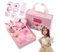 Accessoires à cheveux pour filles - Jolies barrettes à cheveux en métal - Lot de 18 épingles à cheveux élégantes assorties pour fête, école, ballet