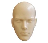 Accessoires à échelle 1/6, Sculpture de tête de tête 1/6 Sculpture en Plastique la européenne Soldat beauté modèle Miniature Figures d'action pour la Coloration, la Peinture, Le