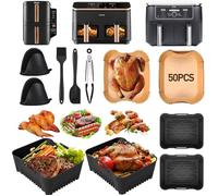 Accessoires Air Fryer pour COSORI CAF-R901-AEU 8,5L Dual Zone, Ninja Dual Zone Foodi AF400, Ninja Double Stack XL SL400 9,5L