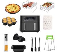 Accessoires Air Fryer pour Ninja Air Fryer AF500EU AF400EU AF300EU Stack XL SL 400EU, 2024 12 PC Accessoires pour Friteuse à Air