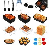Accessoires Airfryer,20Pcs Accessoires Pour Fritteuse À Air,Accessoires De Fritteuse À Faire Chaud,Pour Ninja Dual Af500Eu,Af400Eu