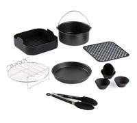 Accessoires AirFryer - DOMO - 12 pièces - Noir