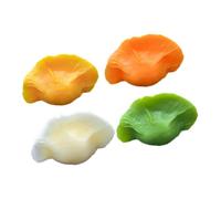 Accessoires alimentaires factices, 4 raviolis artificiels réalistes en PVC, accessoires décoratifs for la photographie et présentation cuisine