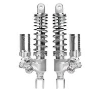 Accessoires amortisseurs Accessoires De Moto À Usage Général Protection Suspension 270mm-325mm Amortisseurs Arrière Double Réglage Pour Pour Y-AMAHA(305-290mm Silver)