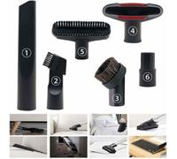Accessoires Aspirateur 6 Pièces Universels pour Tuyaux de 32 mm à 35 mm - Compatible avec Kärcher Rowenta Hoover Bosch Miele-A