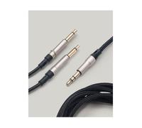 Cable d''origine 99 Classics Noir Argent mono 3,5mm a 3,5mm Asymetrique - longueur 3m