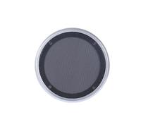 Accessoires Audio Modification Audio La Voiture: Couvercle en Maille Fer pour Haut-Parleur RInstallation Haute Pression À Faire Soi-même(Silver Ring+Black Mesh)
