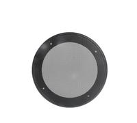 Accessoires Audio pour Caissons Basses Voiture, Enceintes De Plafond, Caches en Maille Plastique RInstallation Haute Pression À Faire Soi-même(Black Circle+Black Net 6.5 inches)