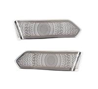Accessoires Auto Accessoires D'autocollant Décoration Couverture Haut-parleur Tweeter Pilier A Porte Voiture En Acier Inoxydable Pour Range Pour Rover Pour Vogue L460 2023(Glossy Silver)