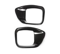 Accessoires Auto Accessoires Intérieurs Voiture Bouton Réglage Du Siège Garniture Cadre Couverture Décorative Pour Jaguar Pour XE Pour XF Pour F-PACE F Pace X761(Fibre de carbone)