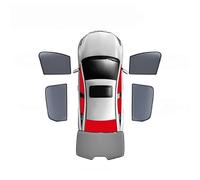 Accessoires Auto Pare-Soleil Magnétique pour Pare-Brise Avant Et Arrière De Voiture Pare-Soleil pour Toyota pour 4Runner 2009-2024 Pare Soleil Fenêtres de Voiture(5PCS Front Rear Back)