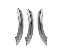 Accessoires Auto Pour BMW Pour X5 Pour X6 E70 E71 2008-2013 E72 2010-2015 Poignée Porte Intérieure Voiture Couvercle Traction ABS Style Carbone(3pcs R-handle cover)