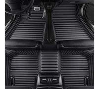 Accessoires Auto pour BMW X6 E71 2008-2014 Tapis De Sol De Voiture À Rayures Personnalisées Détails Voiture Tapis Voiture Tapis de Sol antidérapant pour Automobile(Tout Noir)