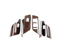 Accessoires Auto Pour Buick Pour Regal 2009-2016 Cache Du Cadre Commande Lève-vitre Porte Conduite À Gauche Accessoires D'intérieur Voiture(Mahogany style)