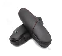 Accessoires Auto Pour Honda Pour CR-V 2007-2009 Housse D'accoudoir Siège Conducteur Passager Similicuir Avec Mousse Centrale(Black-red line)