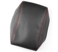 Accessoires Auto Revêtement Console Centrale En Similicuir Pour VW Pour Touran 2006-2012(A Black-red line)