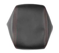 Accessoires Auto Revêtement Console Centrale En Similicuir Pour VW Pour Touran 2006-2012(B Black-red line)