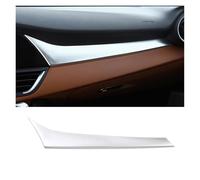 Accessoires Auto Style Voiture Console Centrale Tableau Bord Panneau Décoration Couverture Garniture Accessoires Intérieurs Pour Alfa Pour Romeo Pour Giulia 2017-2020(Argent)