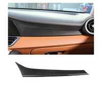Accessoires Auto Style Voiture Console Centrale Tableau Bord Panneau Décoration Couverture Garniture Accessoires Intérieurs Pour Alfa Pour Romeo Pour Giulia 2017-2020(Fibre de carbone)