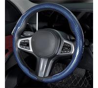 Accessoires Automobiles appropriés, Taille Direction 36-38 cm, Protecteur Couverture Volant Voiture Rond Respirant Universel antidérapant en Forme de D Couvre Volant Voiture Hiver(Round Blue)