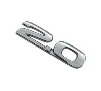 Accessoires automobiles Emblèmes autocollants pour coffre arrière 2.0 2.5 en forme de badge de voiture Emblèmes autocollant décoratif Emblèmes arrière de voiture Badge autocollant autocollant pour