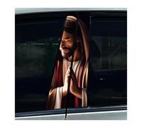 Accessoires Automobiles Lot De 2 Autocollants Pour Pilier Central De Voiture, Film De Protection Décoratif Pour Pilier B, Croix Jésus-Christ(E)