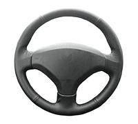 Accessoires Automobiles Style Housse De Volant De Voiture Antidérapante en Cuir Noir Tresse De Volant d'origine pour Peugeot 308 pour Ancienne Peugeot 408(7-Light Blue)